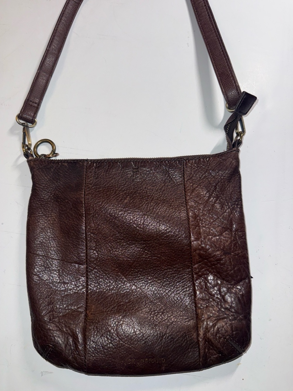 Lucky Brand Brown Leather Crossbody Bag